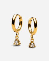 Rhea Sparkle Drop Earrings — light grey product hero