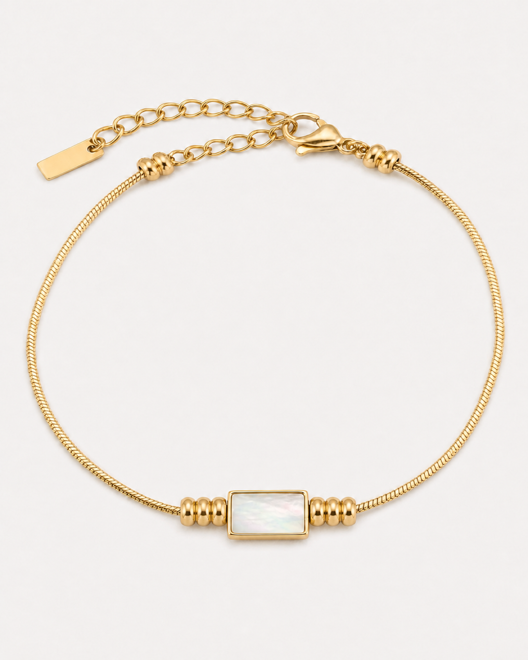 Yara Lune Bracelet — light grey product hero