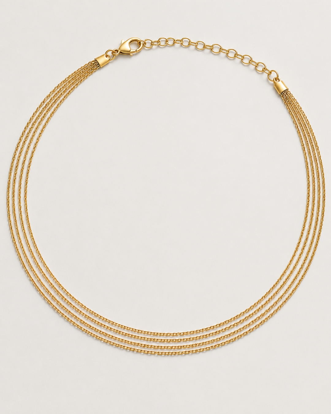 Ophelia Layered Choker — Gold product hero