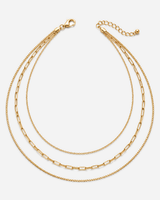 Paloma Layered Necklace — product alternate three-quarter view
