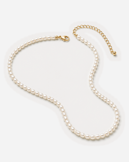 Elara Freshwater Pearl Choker — product alternate three-quarter view
