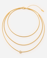 Alyrah Layered Crystal Necklace — sharp alternate product view