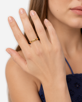 Estelle Sunrise Ring — model medium front view