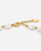 Niley Shell Bracelet — 09 — Gold — lobster clasp, extender and flat tag