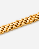 Ilaria Sifnos Bracelet — 20 — Gold — powder-blue/white outfit — three-row chain macro