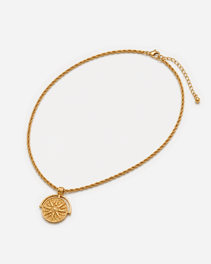 Marisol Golden Sun Necklace — 21 — Gold — product alternate