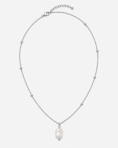 Alara Pearl Necklace — 11 — Silver variant primary product view