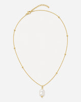 Alara Pearl Necklace — 10 — Gold variant primary product view