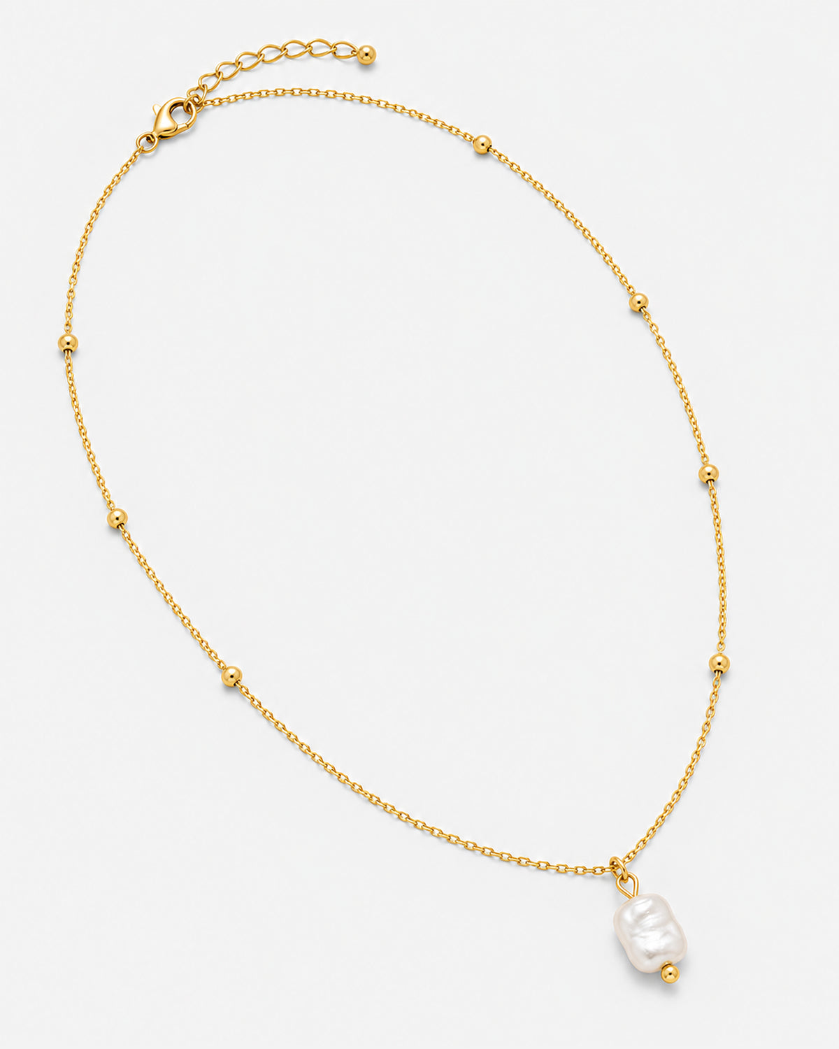 Alara Pearl Necklace — 10 — Gold variant primary product view