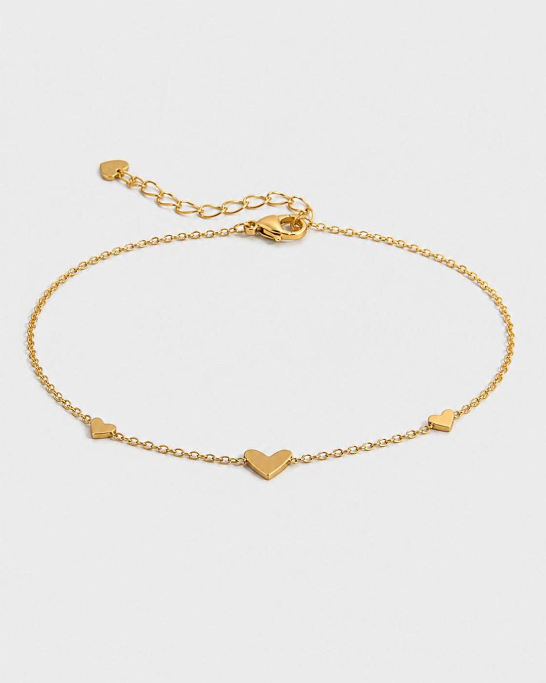 Amadea Heart Anklet — Gold product hero