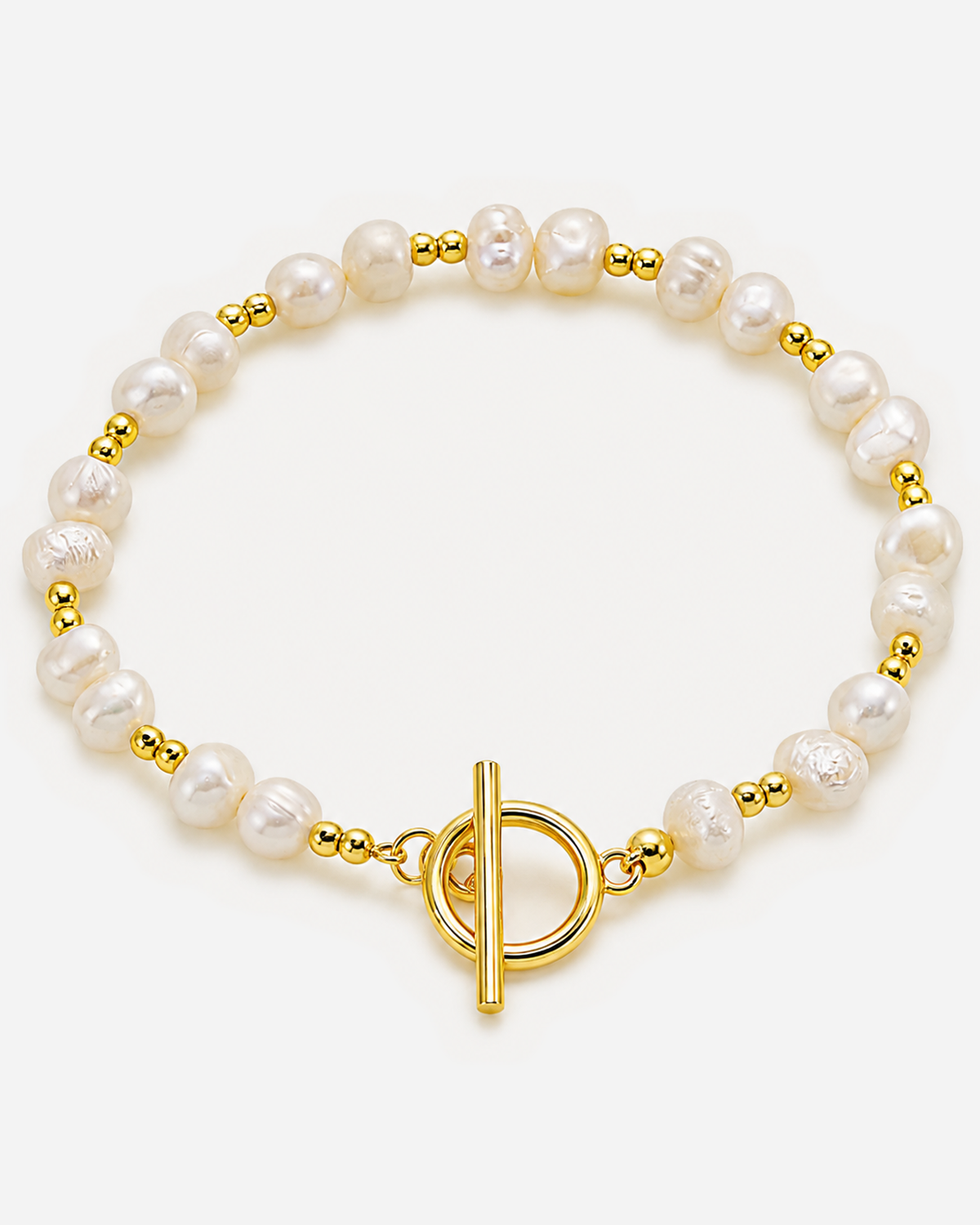 Dara Pearl Bracelet — 01 — Gold — product hero
