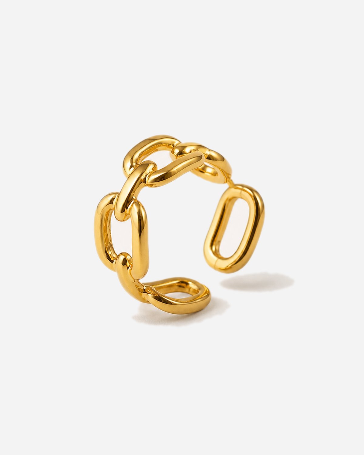 Maris Adjustable Ring — Gold open-band hero