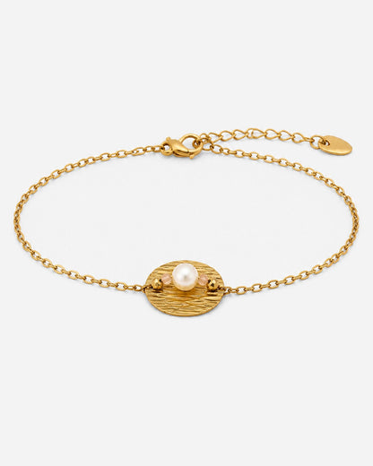 Rita Pearl Bracelet — Gold product hero