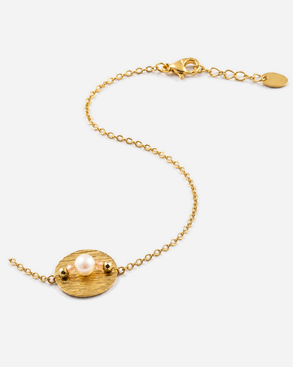 Rita Pearl Bracelet — Gold product alternate detail